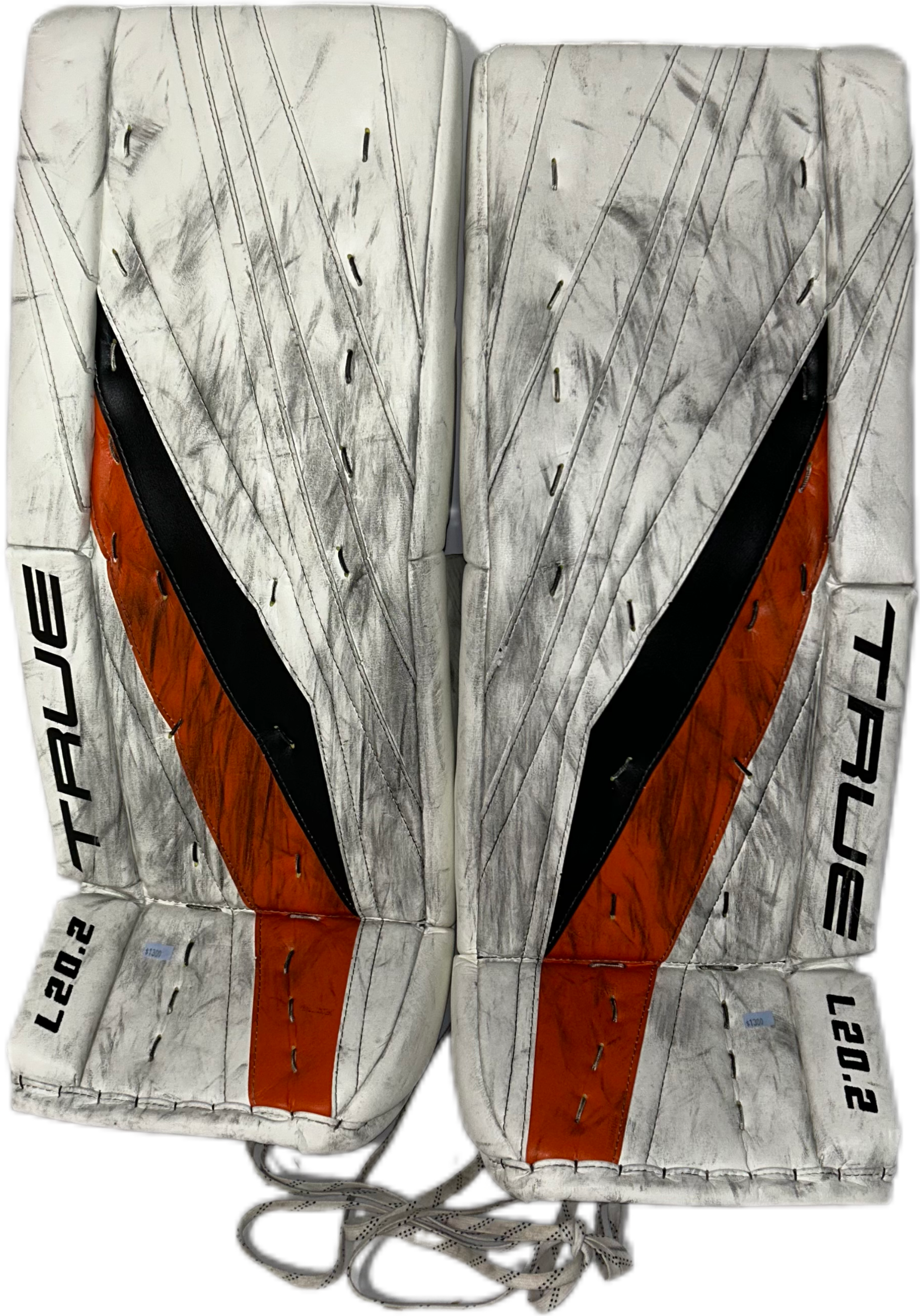 TRUE L20.2 - Used Pro Stock Goalie Full Set (White/Orange/Black)